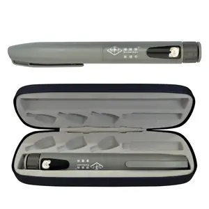 Reusable Insulin Pen Injector - Adjustable Dose 0-60 Units (0-0.6ml), Bidirectional Dial, Clear Window, Compatible with 3ml