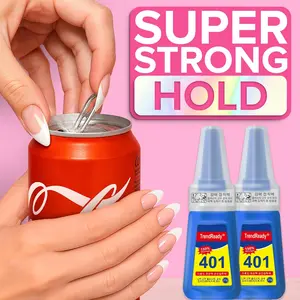 2-Pack nail glue for press-on nails, for gel nails,  extra strong nail glue, for broken nails, nail glue for press-on nails