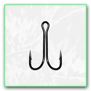 Royal Frog Hooks Double-Pronged Fishing Hook for Weedless Soft Plastics, Frog Baits, Urchin/Dice-Style Baits - Point down instead of up, No Need to Bend, Triple-Coated Corrosion Resistance, 2x Chemically Sharpened, 3-Pack for Secure Hookups & Durability