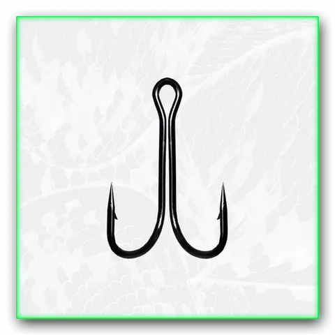 Royal Frog Hooks Double-Pronged Fishing Hook for Weedless Soft Plastics, Frog Baits, Urchin/Dice-Style Baits - Point down instead of up, No Need to Bend, Triple-Coated Corrosion Resistance, 2x Chemically Sharpened, 3-Pack for Secure Hookups & Durability