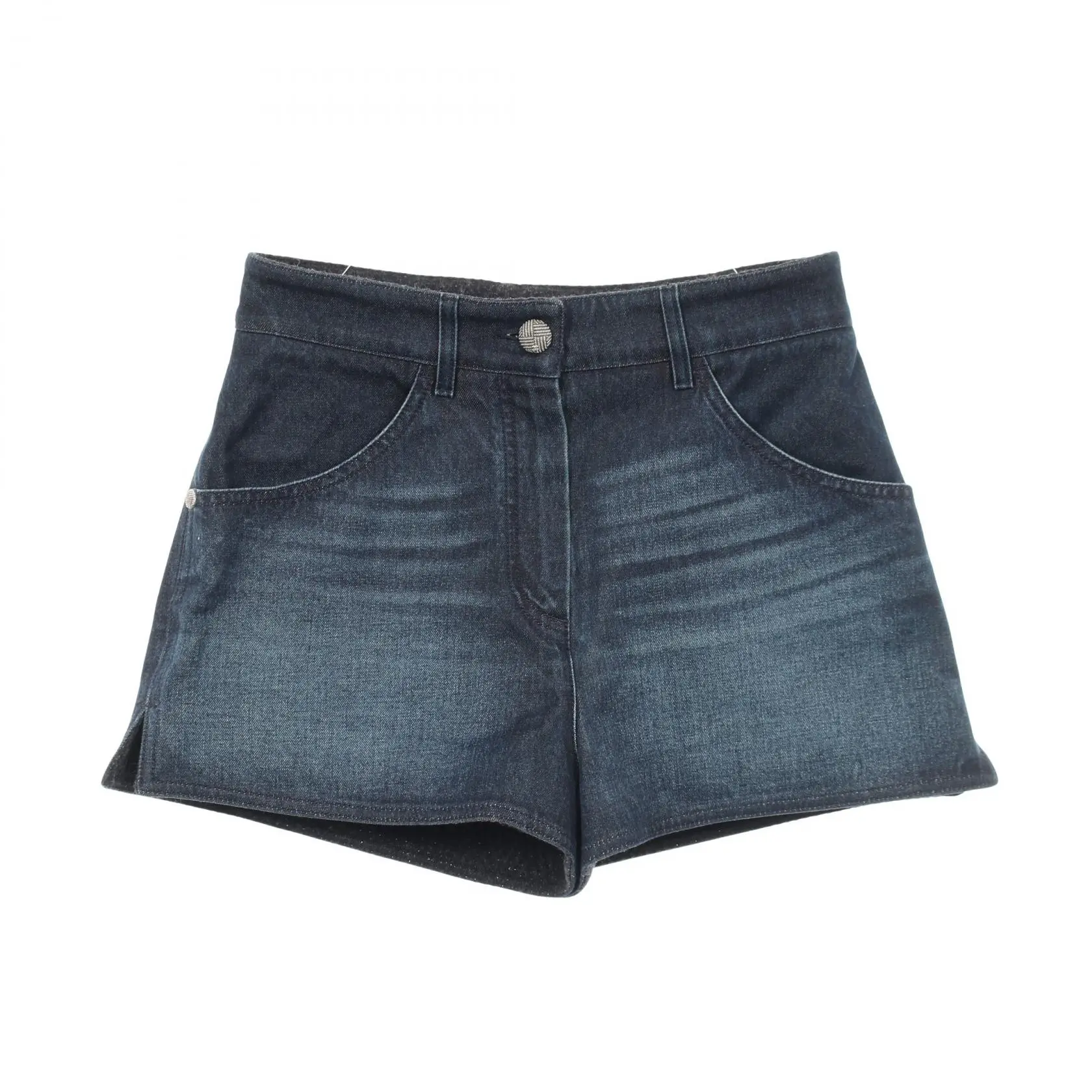 Pre-owned CHANEL Cotton Small Leather Goods Shorts