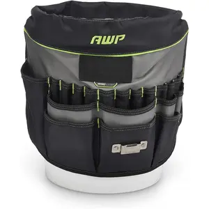 212 MAIN AWP Buck Tool Organizer, Garage Tool Storage Solution with 51-Pocket Design, Collapsible Build, Quick-Access Magnetic Strip, Metal Clip