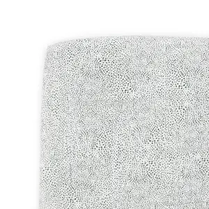 Cotton Muslin Crib Sheet - Green Seed