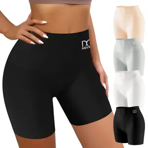 QUASTI 4PCS High Waisted Elasticity Shape Sports Briefs, Smooth Tummy Slimming Butt Lifting Underwear, Soft Breathable Compression Shorts for Daily & Gym, Fashionable Soft Full Coverage Panties, S-XXL