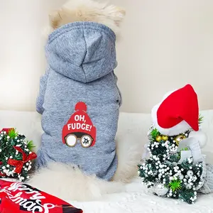Cartoon Festival Hat Print Pet Hoodie, Pet Clothes for Small Medium Large Dogs, Cute Pet Clothes, Dog & Cat Clothing