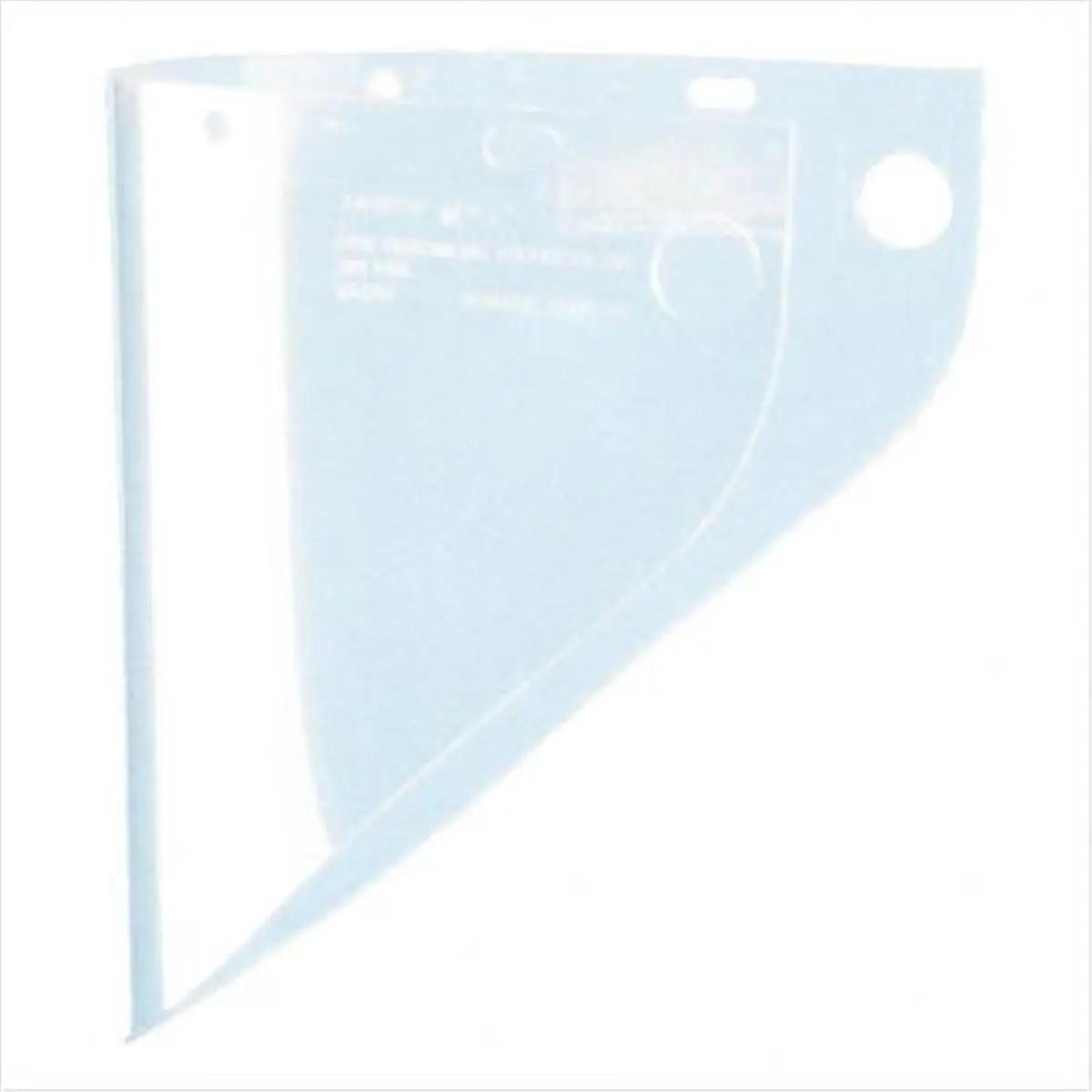 212 MAIN Fibre-Metal Propionate Face Shield, 9-3-4x19 in Clear, Extended View Daily Fashion & Clothes Accessory