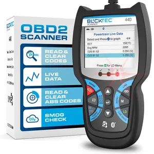 BLCKTEC 440 OBD2 Scanner - Car Code Reader & Scan Tool - Car Scanner - Helps Fix Check Engine Light Issues & More Multifunctional