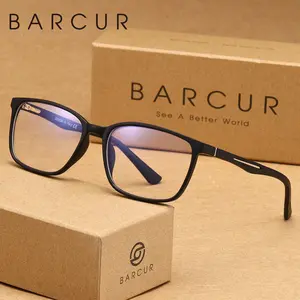 BARCUR Exquisite Temperament, Comfortable Reading Glasses, PC Lens Material, Square Frame, Portable, Versatile For Daily Use, Improving Quality Of Life, Fashionable Decoration, Brand Packaging, Excellent Gift Item