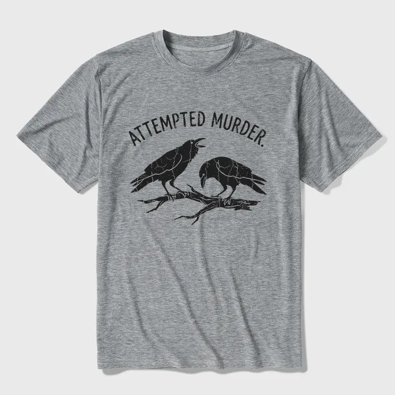 Attempted Murder Ultra Soft Heather Tee shirts,back to school,back to school shopping