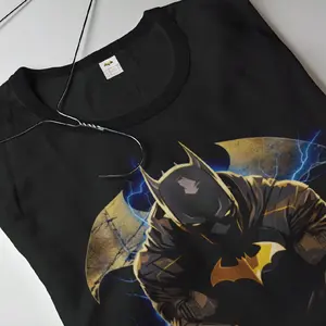 Batmane unisex Casual Black Slim-fitting