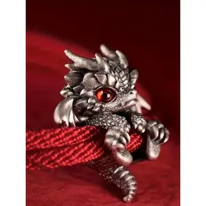 Adjustable Punk-Style Dragon Design Bracelet, Fashionable Jewelry for Parties, Everyday Outfit Decoration, Trendy All-Match & Exquisite Jewelry for a Birthday Gift