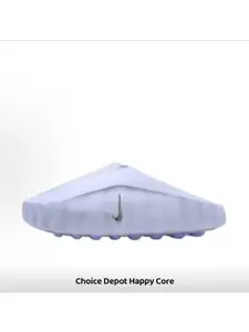 Pastel Purple Ergonomic Perforated EVA Slides Shock Absorb Cushion Insole Anti-Slip Ridged Wavy Sole Gym Pool Daily Walking Footwear