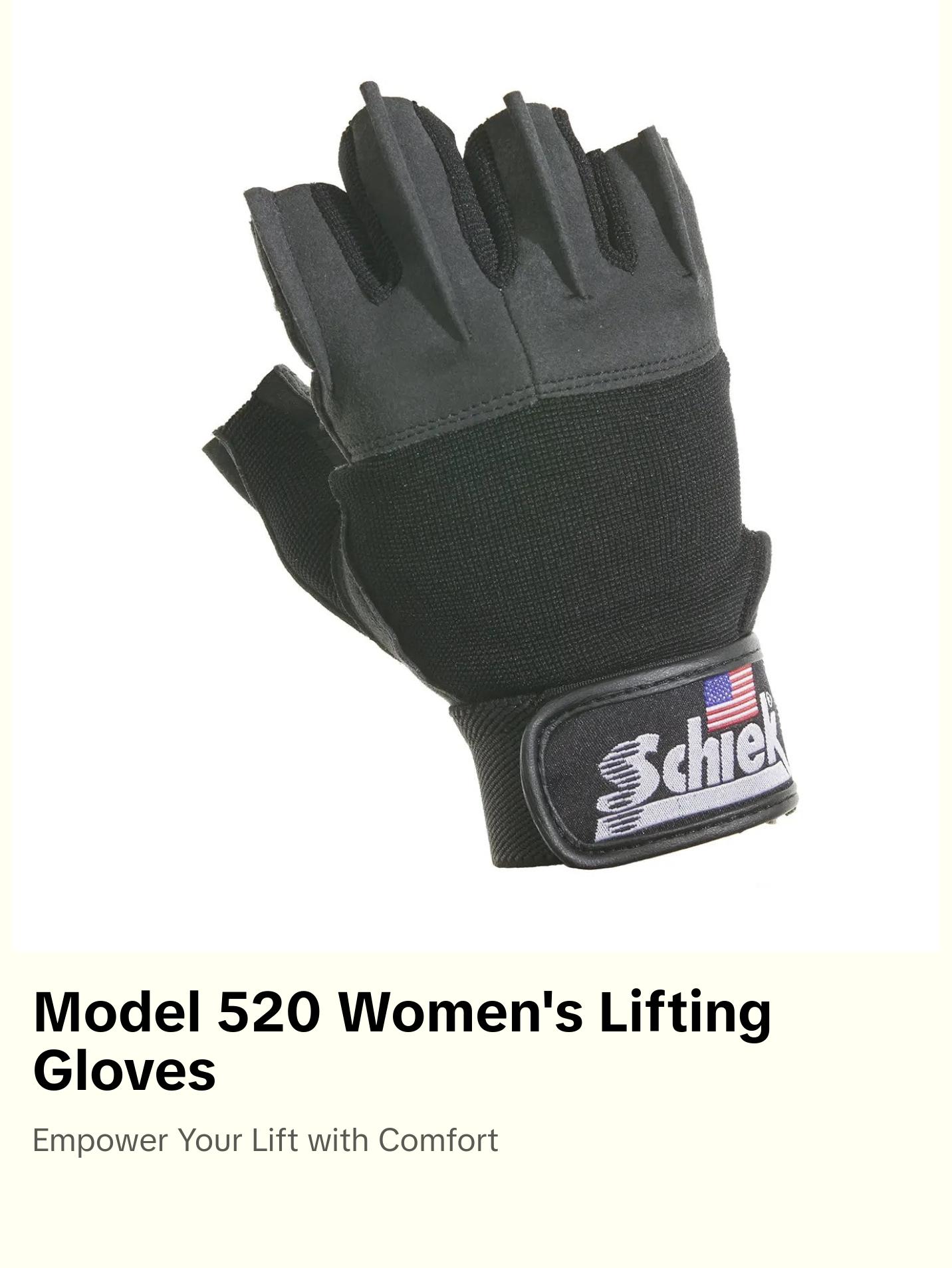 Model 520 Platinum Women's Lifting Gloves
