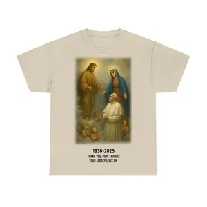 Pope Francis Commemorative Shirt, R!p for Pope Francis Shirt, Vatican Catholic Tee, Religious Gift, Christian Quote Tee, Gift for Him, Her