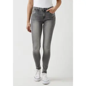 Mid Rise Skinny Alexa Women's Jeans in Light Carbon Grey - BL15671
