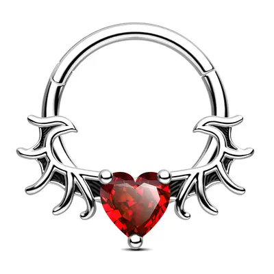 Septum Jewelry Red Goth TikTok Shop