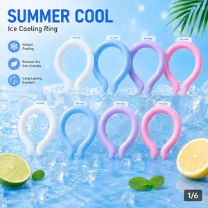 2026 New Summer Gradient Ice Neckband, Cooling Neckband, PCM Cooling Ice Ring, Cooling Gadget