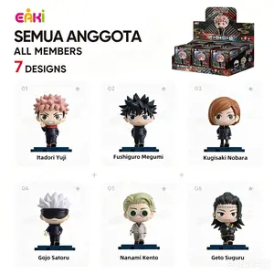 EAKi Officially Licensed Jujutsu Kaisen Blind Box, Random Collectible Mini Anime Figures with Higher Odds for Rare Hidden Chase Ryomen Sukuna & Yujii Itadori, Ideal Unboxing Gift for All Anime Collectors