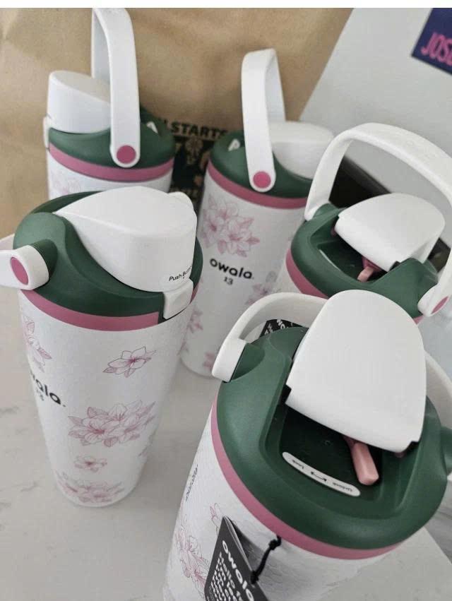 Owala FreeSip Sway 30oz Zalea Masters Theme Golf Water Bottle NEW 2-in-1 Sip or Chug Leak-Proof BPA-Free Elegant Floral Design for Gym Outdoor Activities Owala FreeSip Sway 30oz Zalea Masters Theme Golf Water Bottle NEW 2-in-1 Sip or Chug Leak-Proof BPA-Free Elegant Floral Design for Gym Outdoor Activities