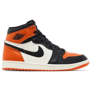 Air Jordan 1 Retro High OG 'Shattered Backboard' 2025 Fashion Sneakers Orange Black White