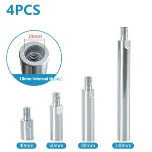 4PCS Tool Part for Angle Bit Extension Connecting Rod for Polishing Pad Connect Workshop Power Tool Accessories