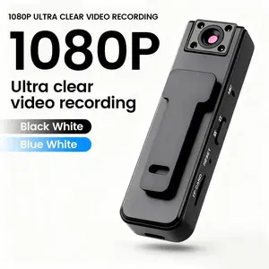 1080P Full HD Video Recorder with Audio Recording, Infrared Night Vision, 32GB TF Card, Type-C Charging Cable, High-Quality Portable Camcorder for Meetings & Events