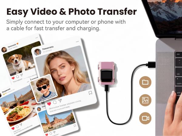 Mini camera with car design - vlog camera, equipped with fill light and wireless microphone, 32GB large memory, 4K high-definition video recording and photography, short video creation tool, portable anti shake outdoor travel home and children's gift