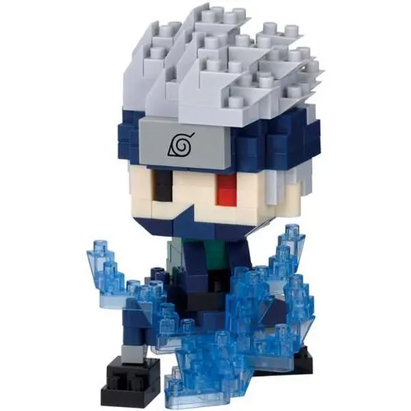 Nanoblock - Naruto Shippuden - Character Collection - Kakashi Hatake (Sharingan) Building Kit  [COLLECTIBLES] Brick, Collectible