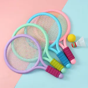 Racket Tennis for Children Outdoor Sports Badminton Racket Kindergarten Toy Set for 3-12years Old Badminton Sets parent-child interaction  camping essentials two handle Newon