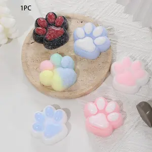 Cute Cartoon Cat Paw Design Stress Relief Toy, 1 Count Plush Cat Paw Kneading Toy, Fidget Toy for Adults & Children, Novelty Toys
