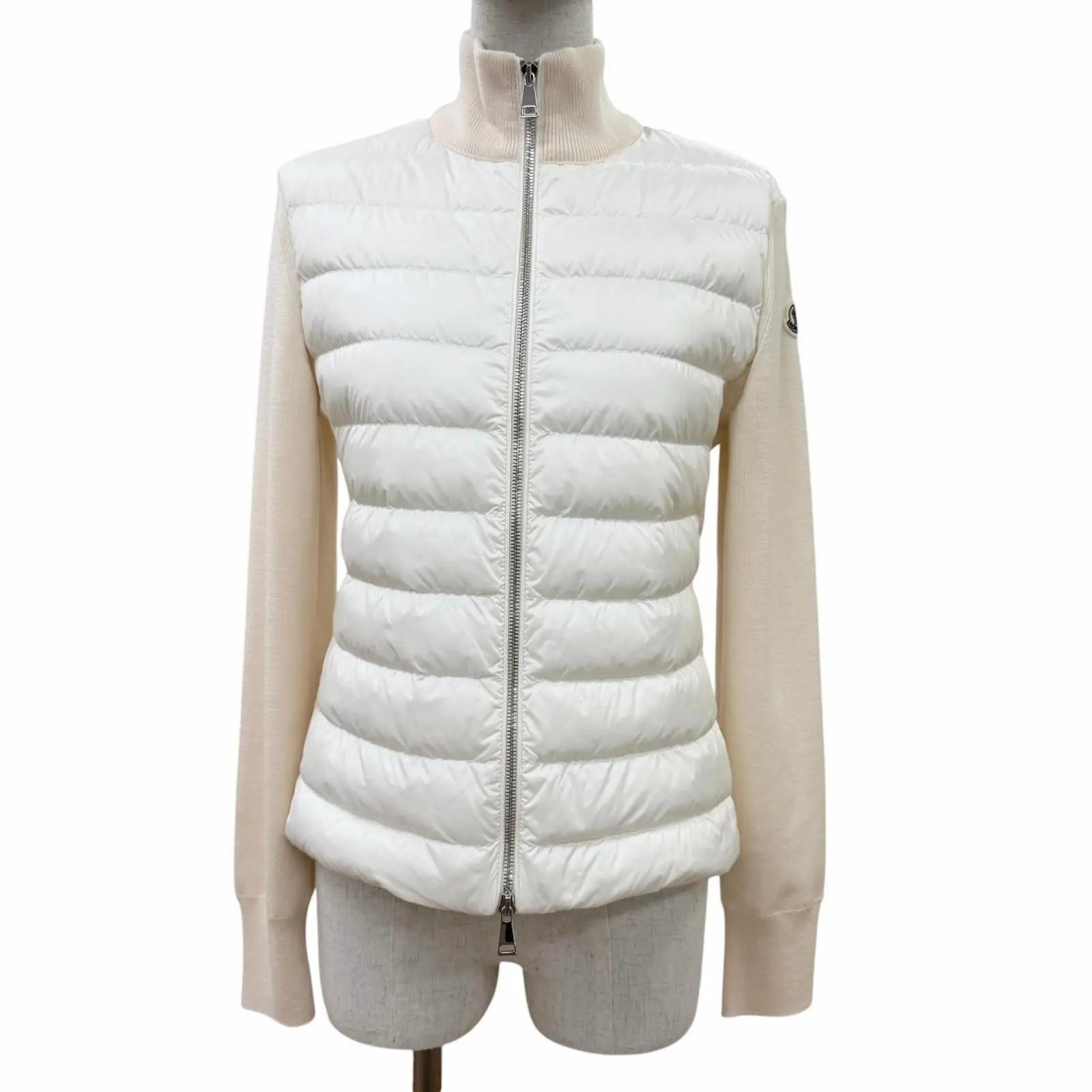 Pre-owned MONCLER Wool Small Leather Goods Down Jacket