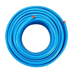 Air Compressor Line Kit 3/4'' x 300FT HDPE/Aluminum Shop Air Piping System Blue