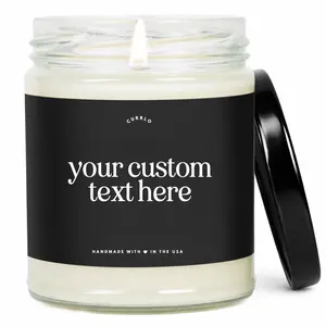 Custom Text On Candle, Custom Quote Gifts, Personalized Candle Gift, Custom Candle, Non-Toxic Candle, Personalized Home Decor, Personalized Gifts