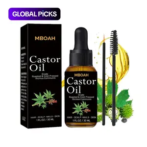 Organic castor oil, cold pressed, hexane free, enriched with camellia seed oil and jojoba oil for hair, lashes and eyebrows. Skin Moisturizing and Hydrating Hair Care Starter Kit.