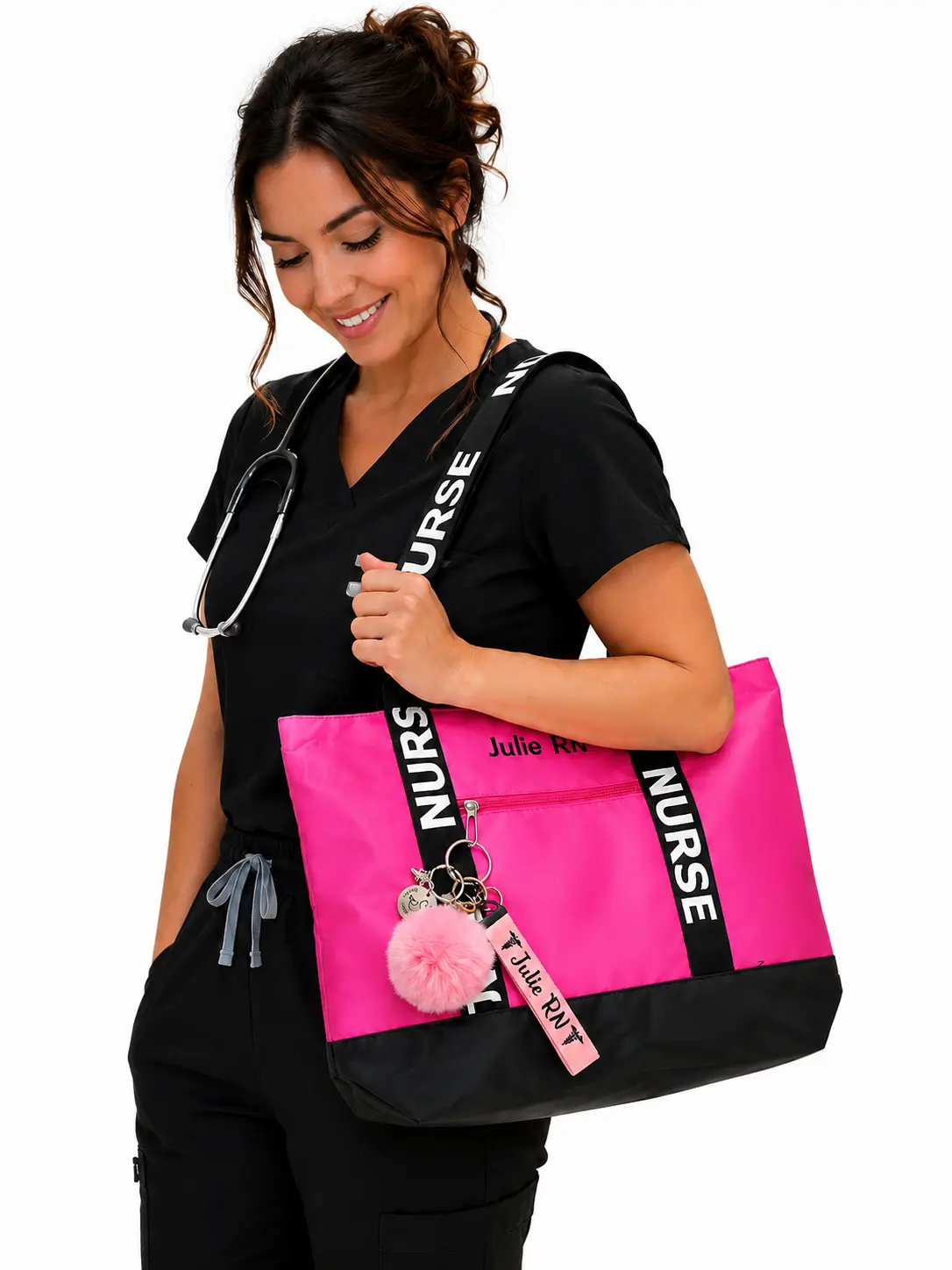Nurse Tote Bag | Medical Tote Bag | Personalized RN Gift | Healthcare Worker Gift