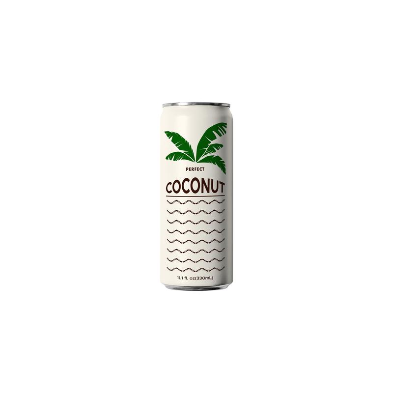 Case of 12 Cans Perfect Coconut Water Beverage