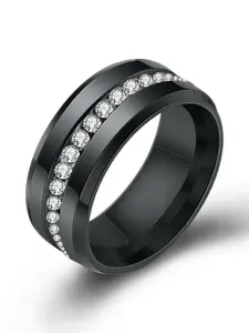 8mm Titanium Steel Ring Set, and Fashion Couple Rings, Versatile and Stylish Jewelry, Perfect for Everyday Wear