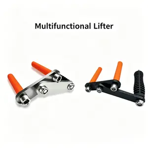 Multifunctional Lifting and Carrying Tool / Lifting Clamp — Multi-Material Gripping Tool for Glass, Stone, Wood, and Aluminum Doors & Windows — Heavy-Duty Manual Tool Equipped with Anti-Slip Pads
