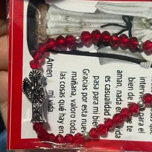Red Santa Muerte Bracelet – Power, Protection & Passion Red Santa Muerte Bracelet – Power, Protection & Passion