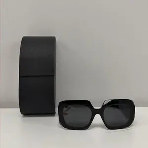 Pre-owned PRADA Acetate Bag Accessories Black Sunglasses P26031847