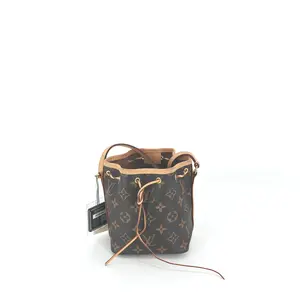 Pre-owned Louis Vuitton Canvas Shoulder Bags Monogram Nano Noe BF00253