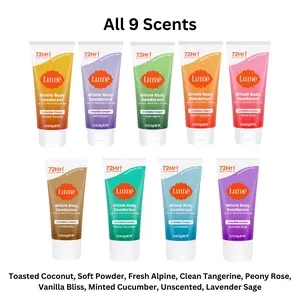 Mini Lume Whole Body Deodorant Cream Sampler Pack - OB/GYN Created - Aluminum & Baking Soda Free. Powered by Mandelic Acid, a Gentle AHA.