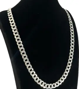S925 8mm cuban link chain