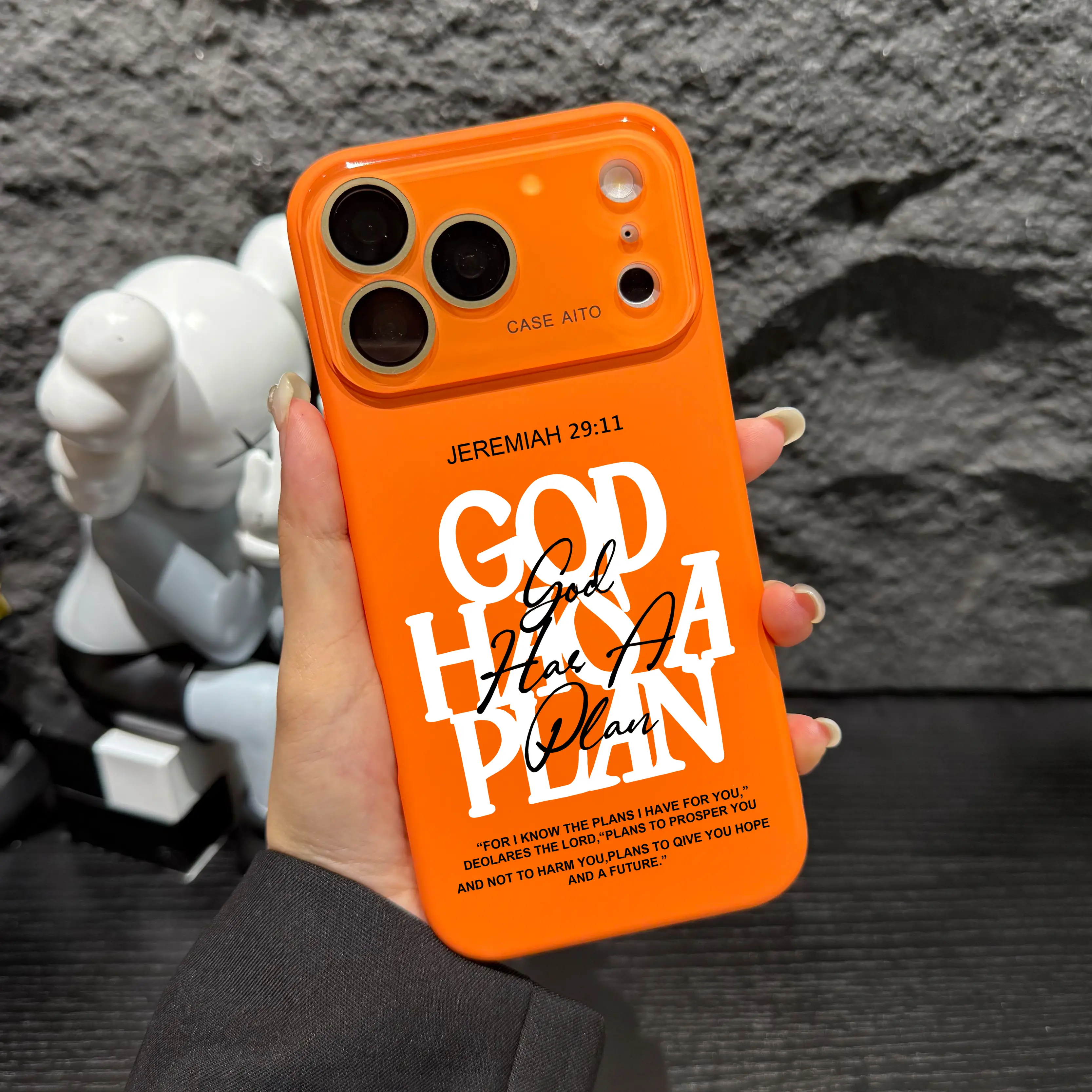 Official dopamine Christian phone case, super skin friendly touch, all inclusive lens phone case, suitable for iPhone 17 Pro Max phone case 16 Pro Max 15 14 13 12 phone case - ZQ134