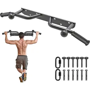 Heavy Duty Wall Mounted Doorway Pull Up Bar, Multifunctional Chin Up Bar, Portable Fitness Door Bar,  Workout  Gym System
