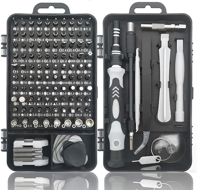 Precision Screwdriver Set, Professional 115 in 1 Magnetic Repair Tool Kit for Computer, Mobile Phone, Laptop, Tablet, Game Console, Watch, Camera, Eyeglasses, Electronics, DIY Projects, etc
