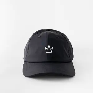 24fifteen The Disciple | Black Unstructured Low-Profile Hat – Water-Resistant, Moisture-Wicking, Inside Scripture, Adjustable Fit