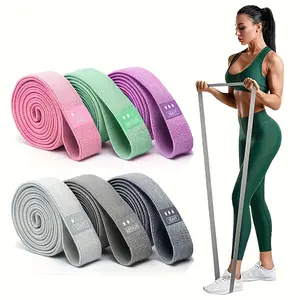 Set of 3 Fitness Resistance Bands - Woven Bands for Exercise, Stretching, And Strength Training - Elastic Bands for Pull-Ups, Ideal for Yoga And Fitness, Lightweight Equipment for Fitness Lovers And for Yoga Enthusiasts