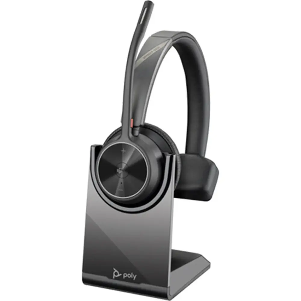 Poly Voyager 4310-M Microsoft Teams Certified Headset with charge stand