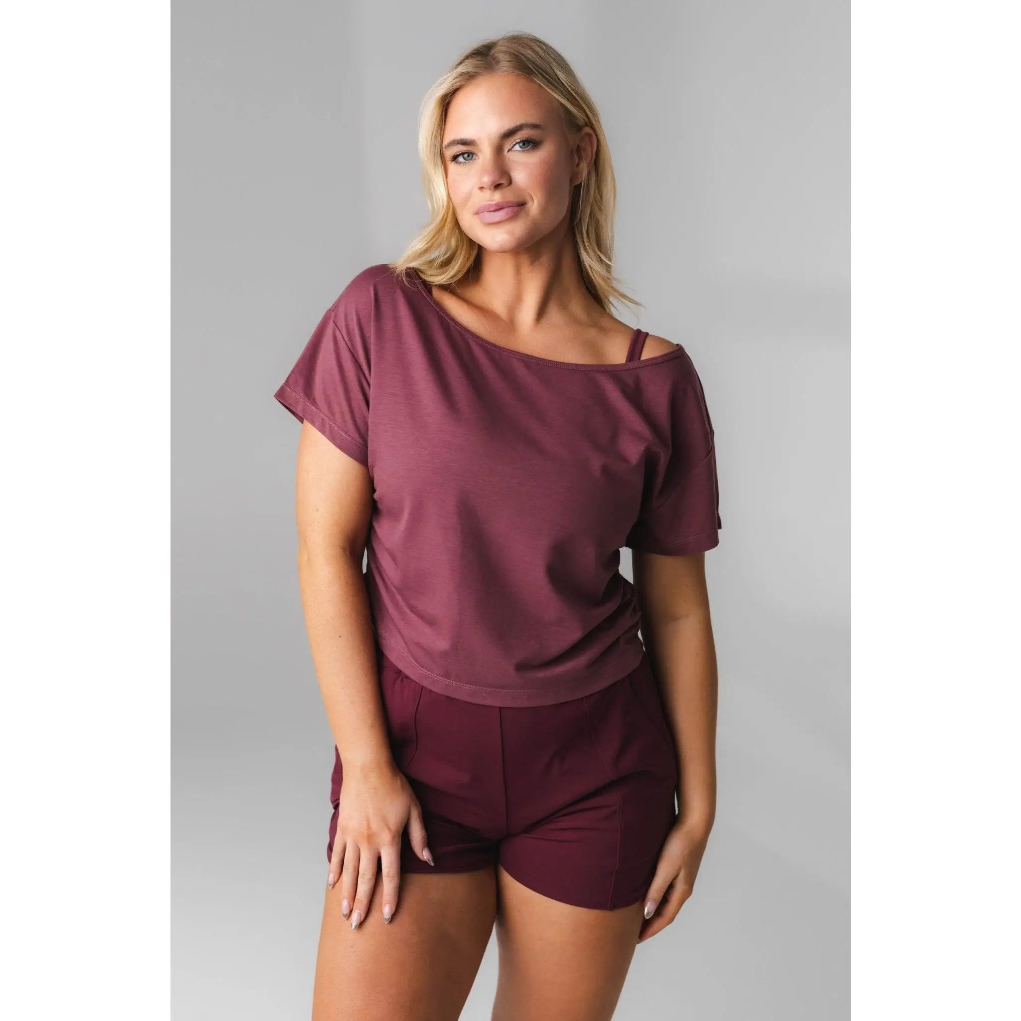Vitality Versa®  Slouch Tee - Mauve